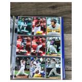 Large Binder Full of Baseball Trading Cards