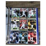 Large Binder Full of Baseball Trading Cards