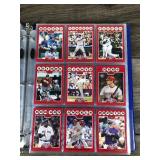 Large Binder Full of Baseball Trading Cards