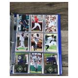 Large Binder Full of Baseball Trading Cards