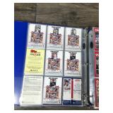 Large Binder Full of Baseball Trading Cards