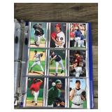 Large Binder Full of Baseball Trading Cards