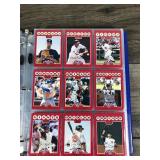 Large Binder Full of Baseball Trading Cards