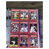 Large Binder Full of Baseball Trading Cards