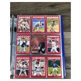 Large Binder Full of Baseball Trading Cards