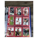 Large Binder Full of Baseball Trading Cards