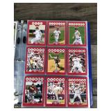 Large Binder Full of Baseball Trading Cards