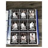 Large Binder Full of Baseball Trading Cards