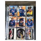 Binder Full of NASCAR Trading Cards & More - Some Autographs