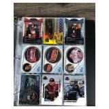 Binder Full of NASCAR Trading Cards & More - Some Autographs