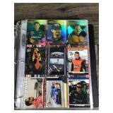 Binder Full of NASCAR Trading Cards & More - Some Autographs