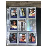 Binder Full of NASCAR Trading Cards & More - Some Autographs
