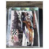 Binder Full of NASCAR Trading Cards & More - Some Autographs