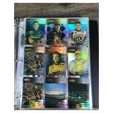 Binder Full of NASCAR Trading Cards & More - Some Autographs