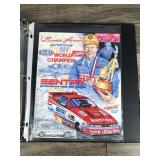 Binder Full of NASCAR Trading Cards & More - Some Autographs