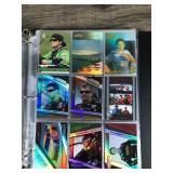 Binder Full of NASCAR Trading Cards & More - Some Autographs