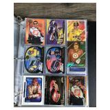 Binder Full of NASCAR Trading Cards & More - Some Autographs