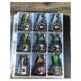 Binder Full of NASCAR Trading Cards & More - Some Autographs