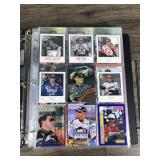 Binder Full of NASCAR Trading Cards & More - Some Autographs