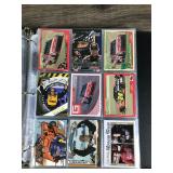 Binder Full of NASCAR Trading Cards & More - Some Autographs