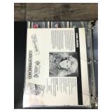 Binder Full of NASCAR Trading Cards & More - Some Autographs