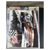 Binder Full of NASCAR Trading Cards & More - Some Autographs