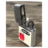VTG RARE KENNEDY JAPAN SNOOPY F@@K IT WINDPROOF PIPE LIGHTER
