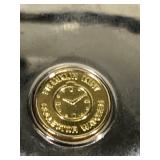 Nascar Dale Earnhardt Pocket Watch-Franklin Mint With Leather Case