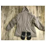 Croft & Barrow Hooded Winter Jacket & a Pair of Ice Armor Gloves