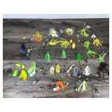 Lot of 26 Bass Spinner Fishing Lures and More