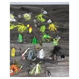 Lot of 26 Bass Spinner Fishing Lures and More