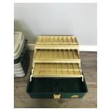 Lot of 4 Fishing Tackle Boxes