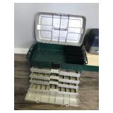 Lot of 4 Fishing Tackle Boxes