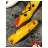 Lot of 10 Flatfish & Lazy Ike Collectible Fishing Lures
