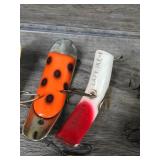 Lot of 10 Flatfish & Lazy Ike Collectible Fishing Lures