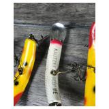 Lot of 10 Flatfish & Lazy Ike Collectible Fishing Lures