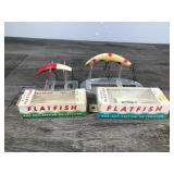 2 - Collectible Helin’s Flatfish Fishing Lures in Boxes
