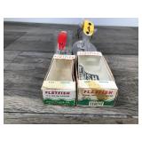 2 - Collectible Helin’s Flatfish Fishing Lures in Boxes