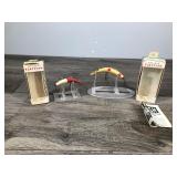 2 - Collectible Helin’s Flatfish Fishing Lures in Boxes