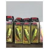Lot of 7 Rapala Skitter Pop Fishing Lures in Boxes