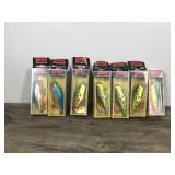 Lot of 7 Rapala Skitter Pop Fishing Lures in Boxes