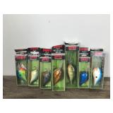 Lot of 7 Rapala Fishing Lures in Boxes - see description for more info