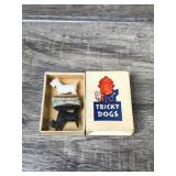 Vintake Tricky Dogs 1946 H. Fishlove & Co. Chicago U. S. A. #771 Magic Magnets TrickyTricky