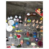 Vintage Cake Topper Figurines, Gum Ball Toys and More