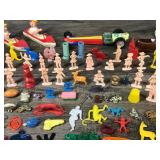Vintage Cake Topper Figurines, Gum Ball Toys and More