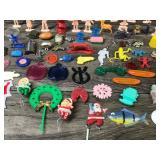 Vintage Cake Topper Figurines, Gum Ball Toys and More