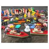 Vintage Cake Topper Figurines, Gum Ball Toys and More