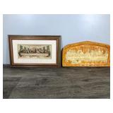 2 - Wall Hanging Religious Pictures of the Last Super - Both are 3D