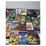 Lot of DVD Movies - VHS Tapes - Music CD’s - Music Cassette Tapes and 4 CD Cases