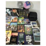 Lot of DVD Movies - VHS Tapes - Music CD’s - Music Cassette Tapes and 4 CD Cases
